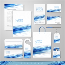 abstract technology background design for corporate identity set